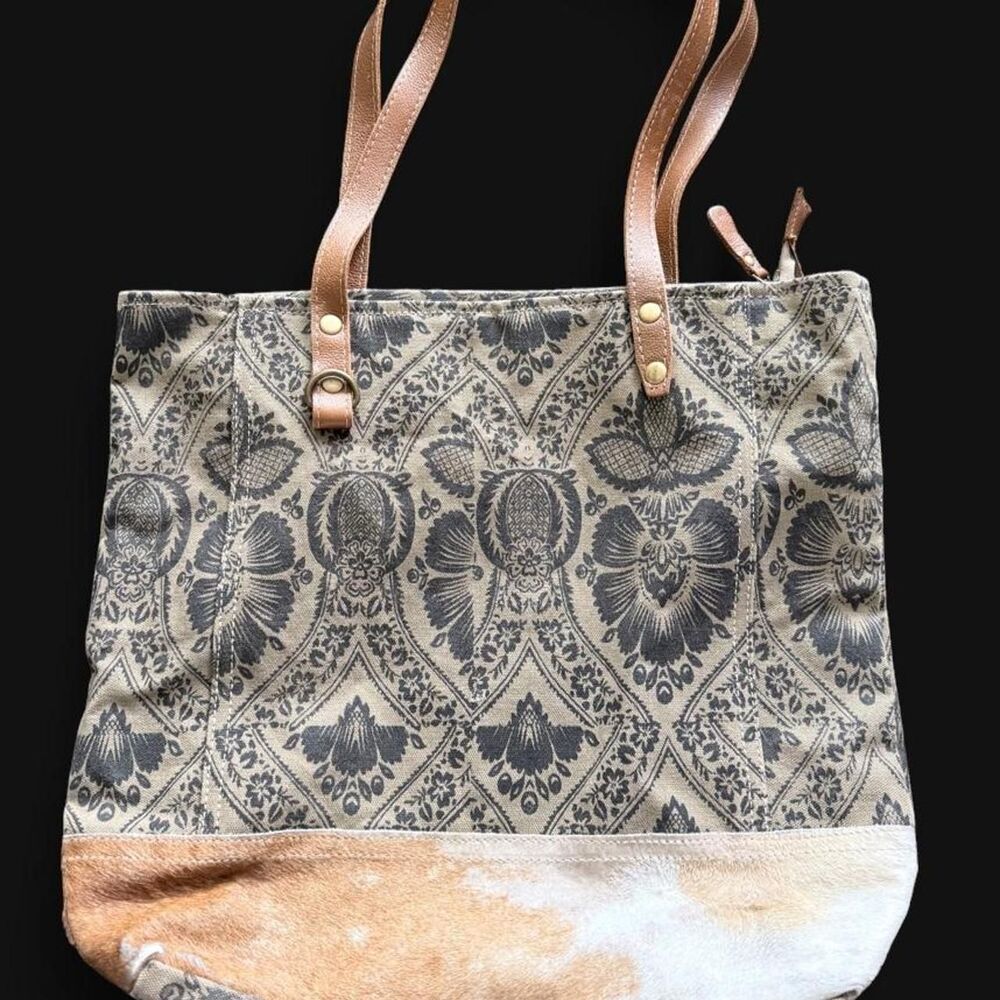 Myra Women's Brown and Tan Bag